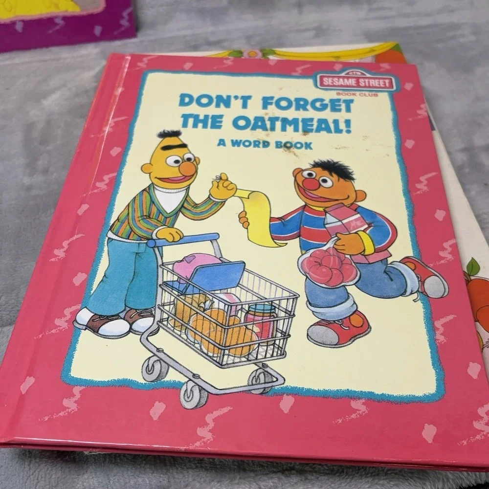 Sesame Street Book Lot 7 Vintage‎ Grover Big Bird Count Muppets 1970s 80s